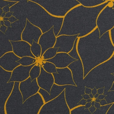 Modal Jersey | GRACEFUL BLOOM by Lycklig Design | mustard senf